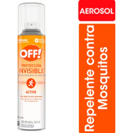 Repelente Off Invisible Active Spray Deportes Icaridina 9 Hs