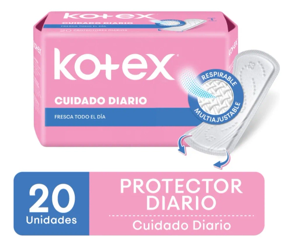 Protector Diario Kotex Cuidado Diario X20