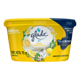Aromatizante De Ambientes Glade Mini Gel Hogar Limon 70gr