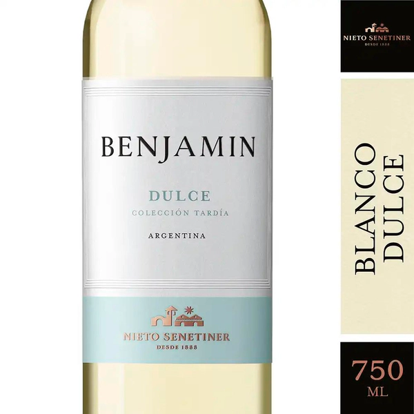 Vino Blanco Dulce Colección Tardía Benjamín 750ml