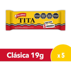 Oblea Tita Chocolate 19g X 5 Un
