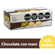 Chocolate Shot Blanco Con Maní 35g X 25 Un