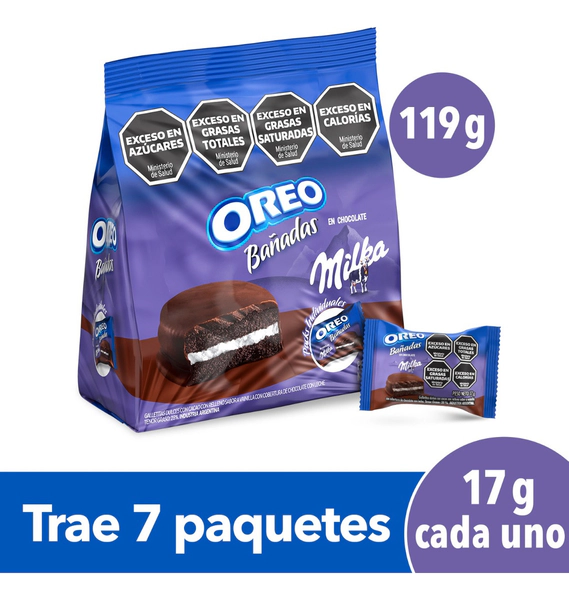Galletitas Oreo Bañadas Chocolate 119g