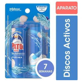 Pato Marina Gel Inodoro Discos Activos Aparato Rto 6 Discos