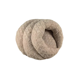 Cama Cucha Ultra Confort Redonda Para Mascotas Proline 63 Cm Beige