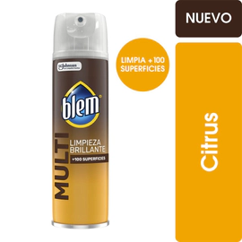 Limpiador Multisuperficies Y Electrónicos Blem Citrus Aerosol 360 Ml