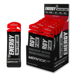 Gel Caf100 Mervick X12u Sabor Frutos Rojos