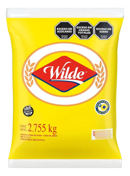 Mayonesa Bolsa Wilde Gastronómica 2,755 Kg