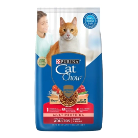 Alimento Cat Chow Multiproteína Gato Adulto Sabor Carne y Pollo Bolsa 15 kg