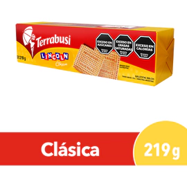 Galletitas Dulces Lincoln Clásicas Terrabusi 219g