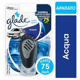 Aromatizante Glade Acqua Autosport Perfume Fragancia Ap+rep