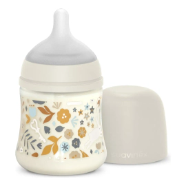 Suavinex Mamadera 150ml Wonderland Recién Nacido Color Beige