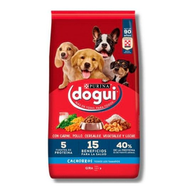 Alimento Para Perro Dogui Adulto Carne, Pollo, Cereales Y Vegetales X 21 Kg