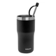 Vaso Térmico Con Sorbete Philco 500ml De Acero Inox Negro