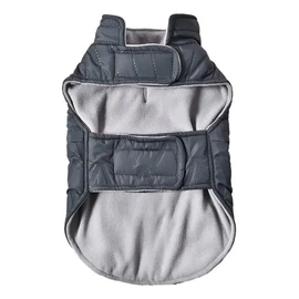 Abrigo Con Aislante Térmico Proline Para Perros Talle 10 Gris Oscuro