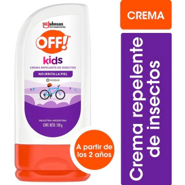 Repelente Mosquitos Off! Kids Crema Niños 100gr