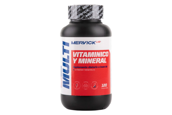 Multivitamínico Y Mineral En Cápsulas Mervick Lab 120 Un