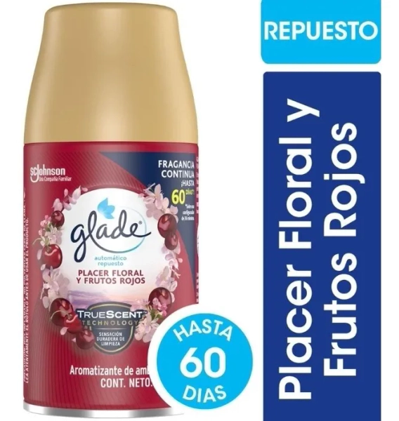 Glade Repuesto Automatico Placer Floral Y Frutos Rojos