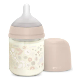 Suavinex Mamadera de Vidrio Premium 120ml Rosa