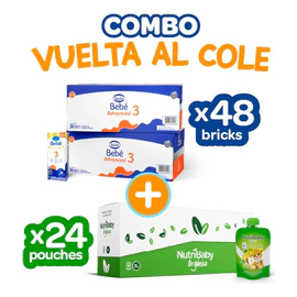 Sancor Bebé Etapa 3 200ml x48 + 24 Nutribaby Mix Frutal 90gr