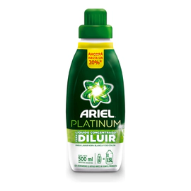 Jabón Concentrado Ariel Platinum Botella 500ml