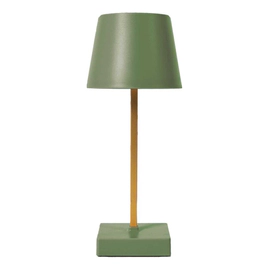 Lámpara Velador De Mesa Táctil Led Color Verde Verde Verde Oscuro