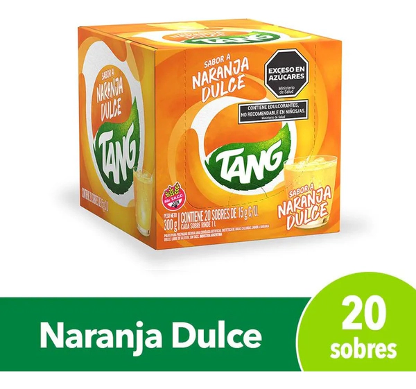 Jugo Tang Naranja Dulce 15g X 20 Sobres