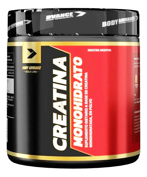 Creatina Monohidratada 300 Gr Body Advance Masa Muscular Sin Sabor