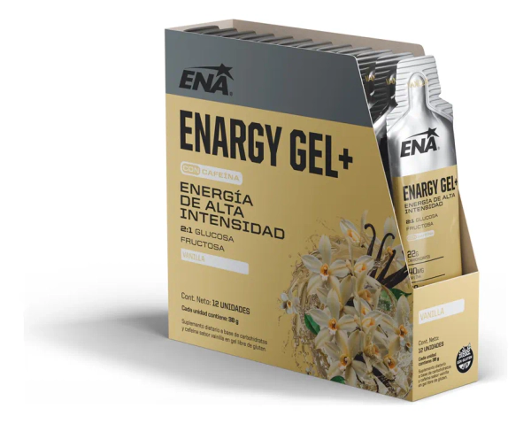 Gel Energetico Plus Ena Sabor Vainilla Caja X12