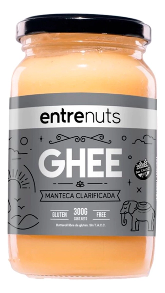 Manteca Clarificada Ghee 300 Grs Sin Tacc Entrenuts