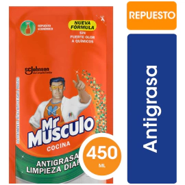 Limpiador Liquido Mr Musculo Antigrasa 450 Ml