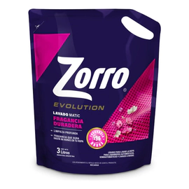 Zorro Evolution Líquido Fragancia Duradera 3lt