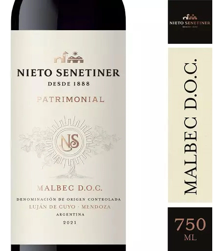 Vino Malbec Doc Nieto Senetiner 750ml