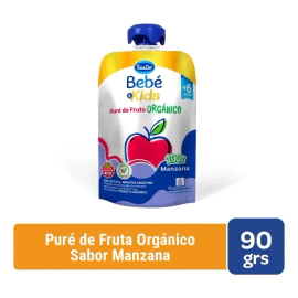Sancor Bebé Orgánico Puré Manzana Pouch 90g