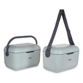 Heladera Conservadora Atma Vintage 20l Manija Y Correa Gris Gris