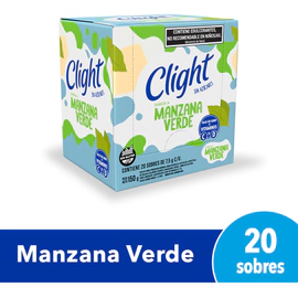 Jugo Clight Manzana Verde 7,5g Caja X 20 Sobres