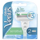 Gillette Repuesto De Afeitar Venus Divine Sensitive 2 Un