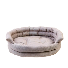 Cama Redonda Tejido Rústico Mascotas Proline 60x60 Cm