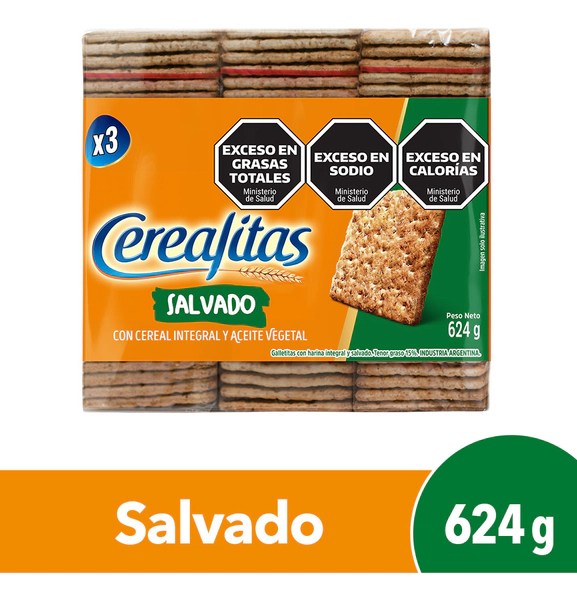 Galletitas De Salvado Cerealitas 624g