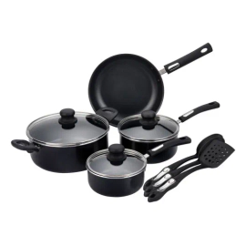 Set Batería 10 Piezas Hamilton Beach Negro