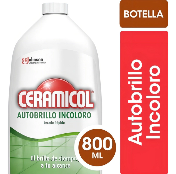 Cera Para Pisos Ceramicol Incoloro 800 Ml