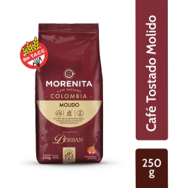 Café La Morenita Tostado Molido Colombia 250 Grs