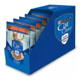 Cat Chow Sobrecito Pouch Adultos Pollo 15 Und X85gr