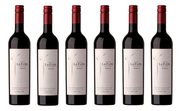 Caja Vino Pulenta La Flor Blend x 6