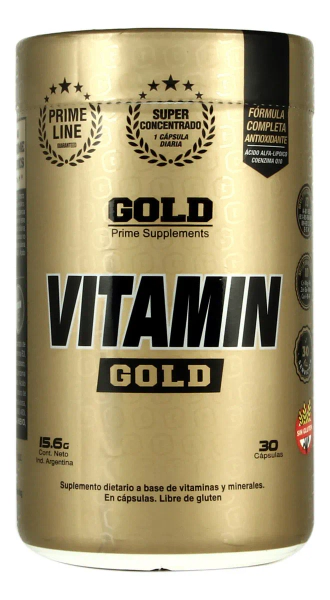 Multivitaminico Vitamin Gold Nutrition 30 Capsulas
