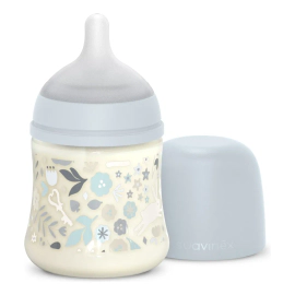 Suavinex Mamadera 150ml Wonderland Recién Nacido Color Azul