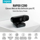 Webcam Rapoo C280 2K Full HD 1440P Micrófono Dual USB