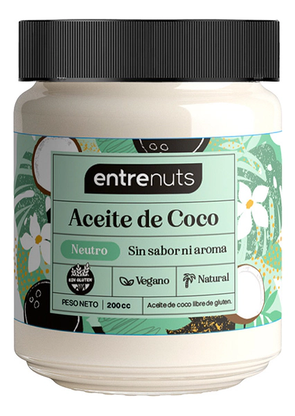 Aceite De Coco Neutro Entrenuts 200 Cc