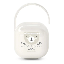 Suavinex Portachupetes Con Asa Flexible Wild Beige