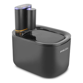 Bebedero Inalámbrico Para Mascotas 3.5l Philco Negro